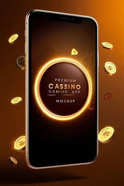 Smartphone met casino-app