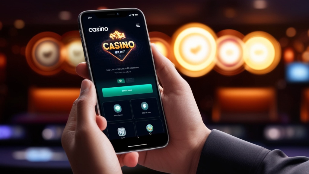 Mobiele functies van de Madcasino App op een smartphone